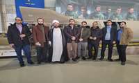 بازدید از نمایشگاه دستاوردهای هوا فضای سپاه پاسداران انقلاب اسلامی